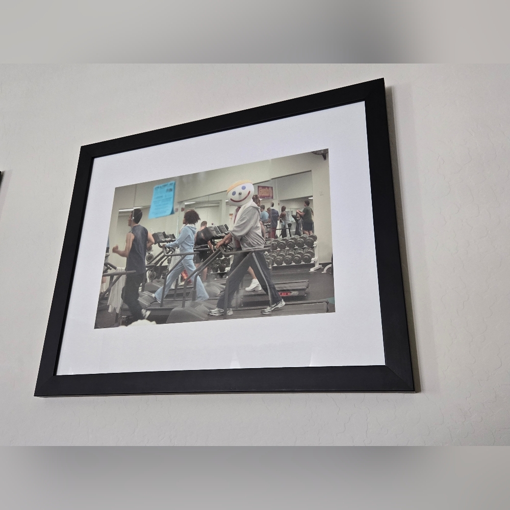 Jack-in-The-Box Original Commercial Gym Photo.  (RARE)